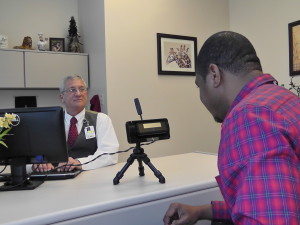 iris biometrics are hygienic for patient identification in healthcare